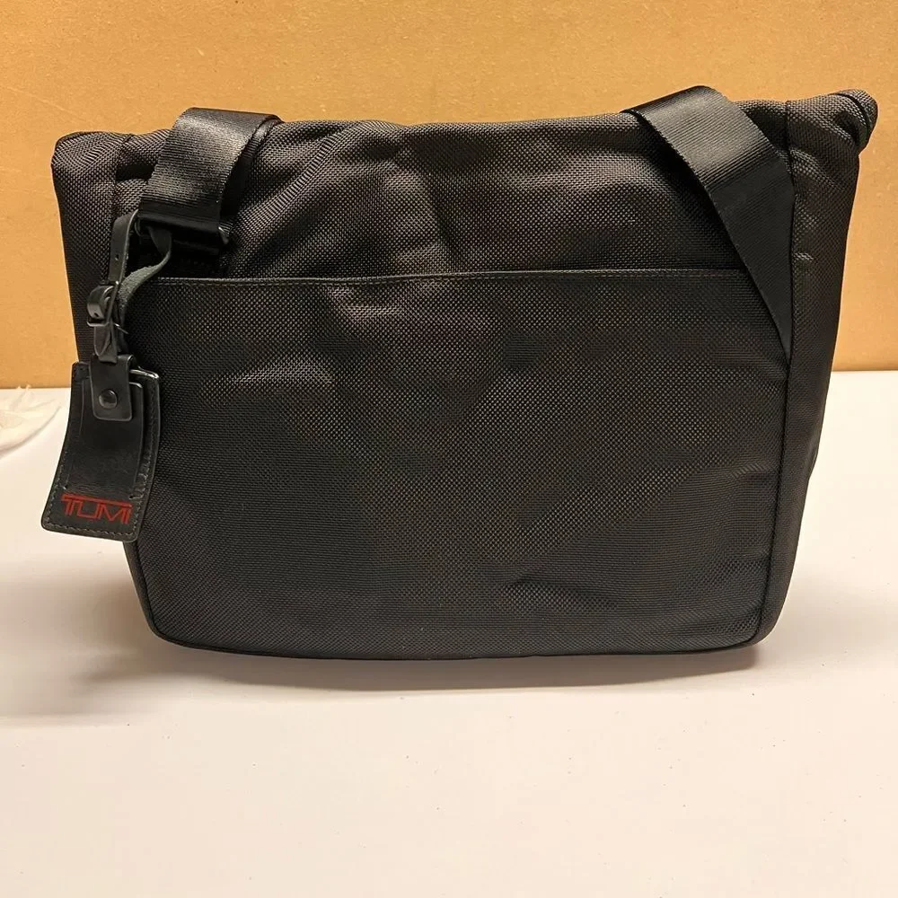 TUMI Black Messenger Bag